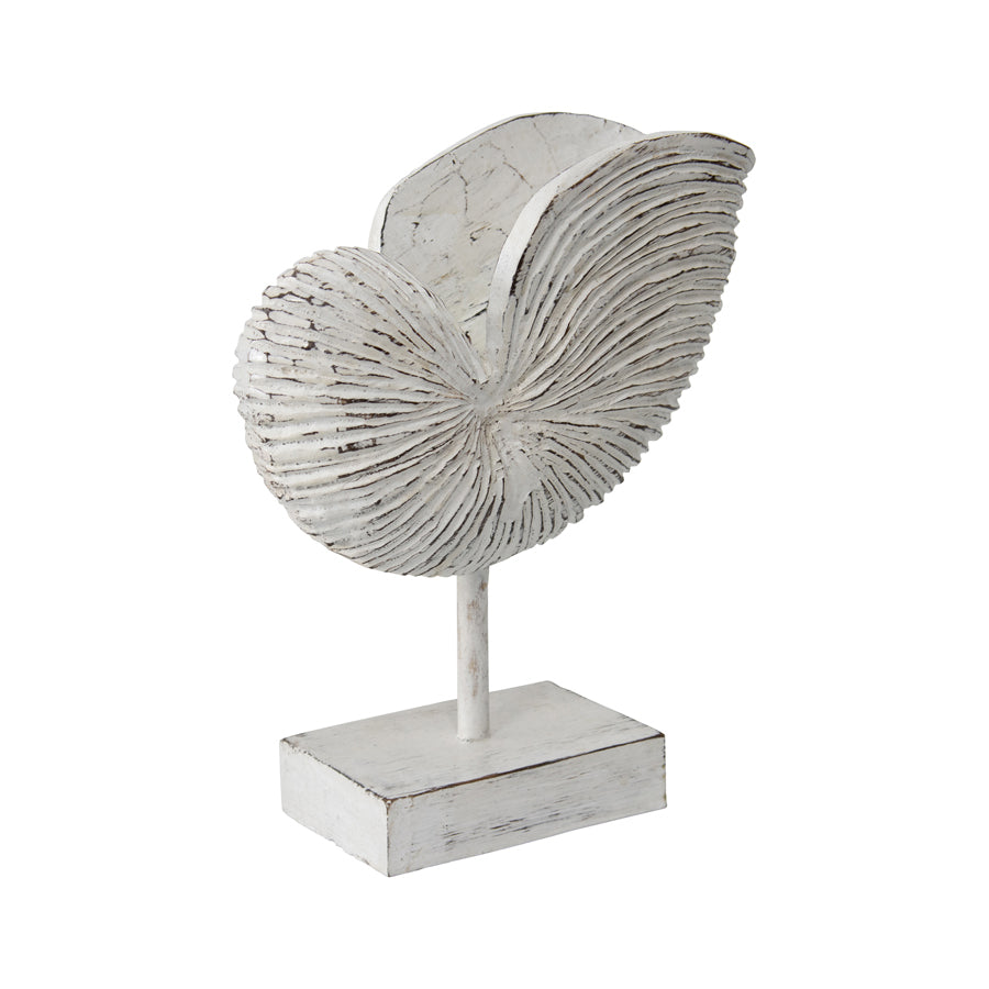 Handcrafted Shell Figurine on Base