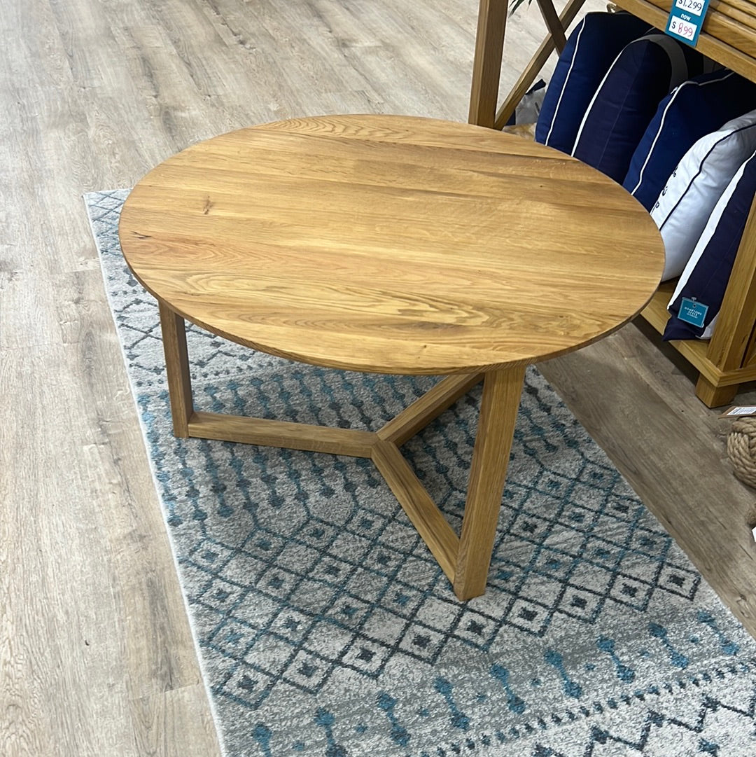 Oslo Oak Round Coffee Table FLOORSTOCK