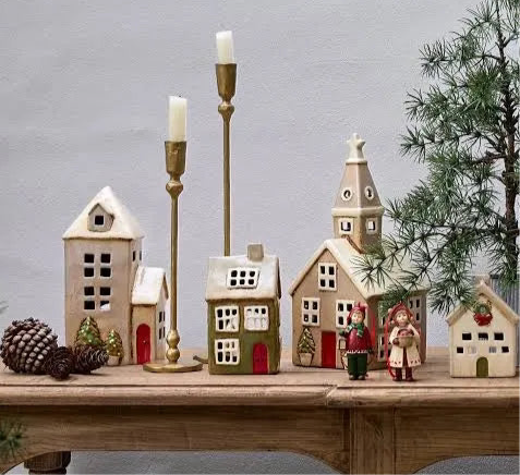 Alsace Tea Light Parish Christmas Stone