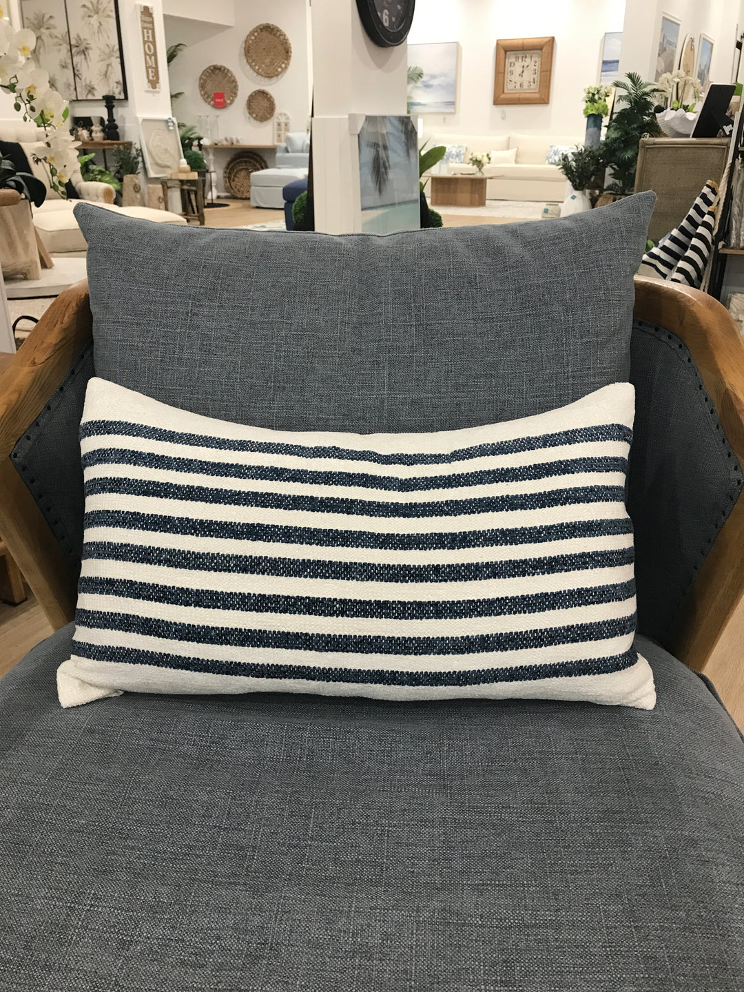 Hamptons Rhode Island Stripe Cushion