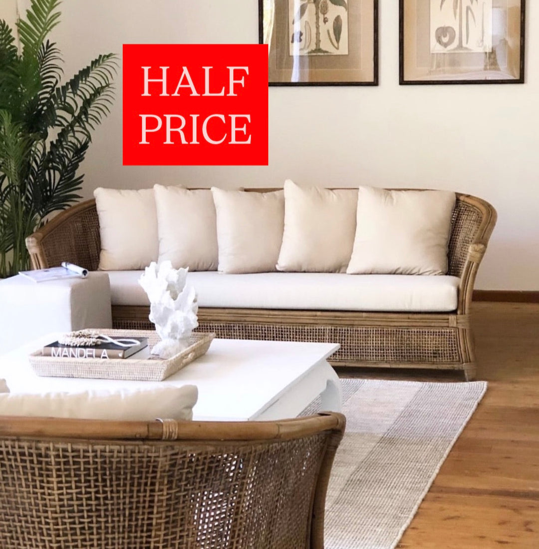 Cayman Rattan 3 Seater Sofa