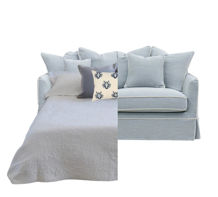 East Hampton 2 Seat Sofa Bed Duck Egg