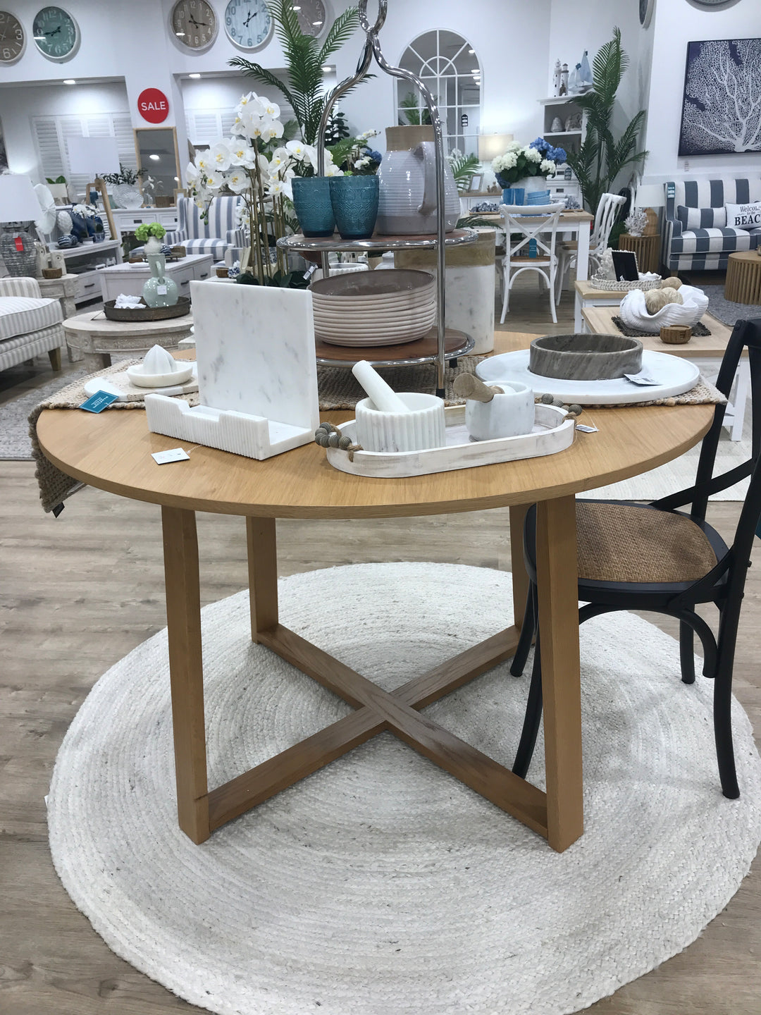Oslo Round Dining Table - 120cm Diameter