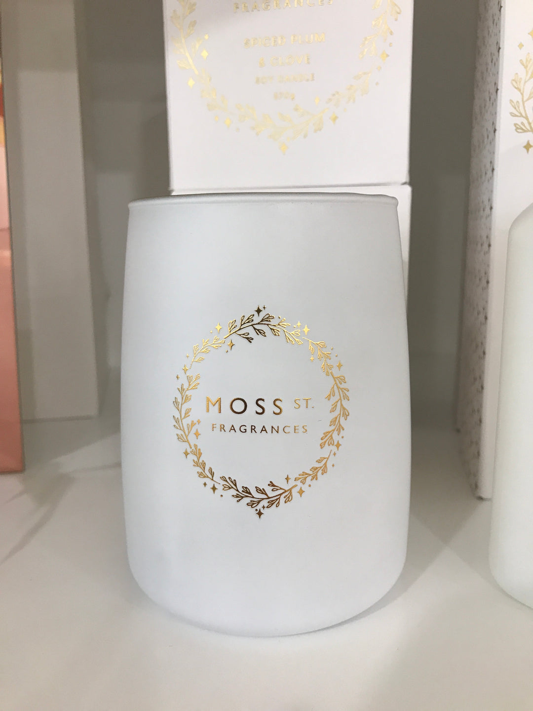 Large Candle 370g- Spiced Plum & Clove