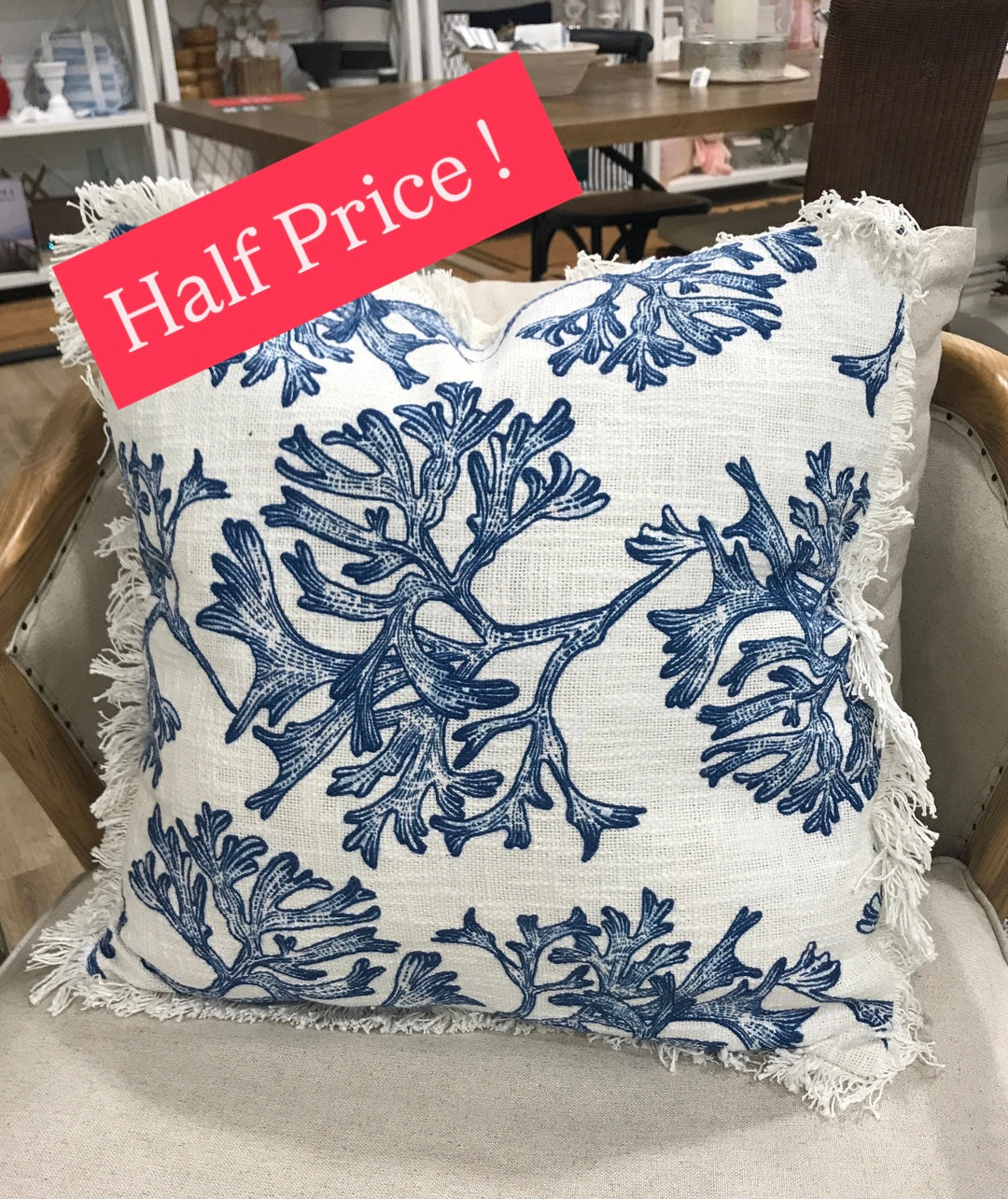 Coral Cushion