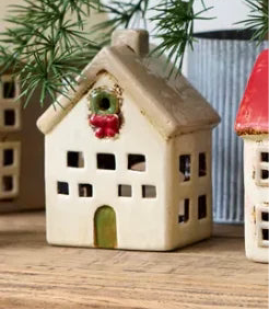 Alsace Tea Light Villa Christmas Stone