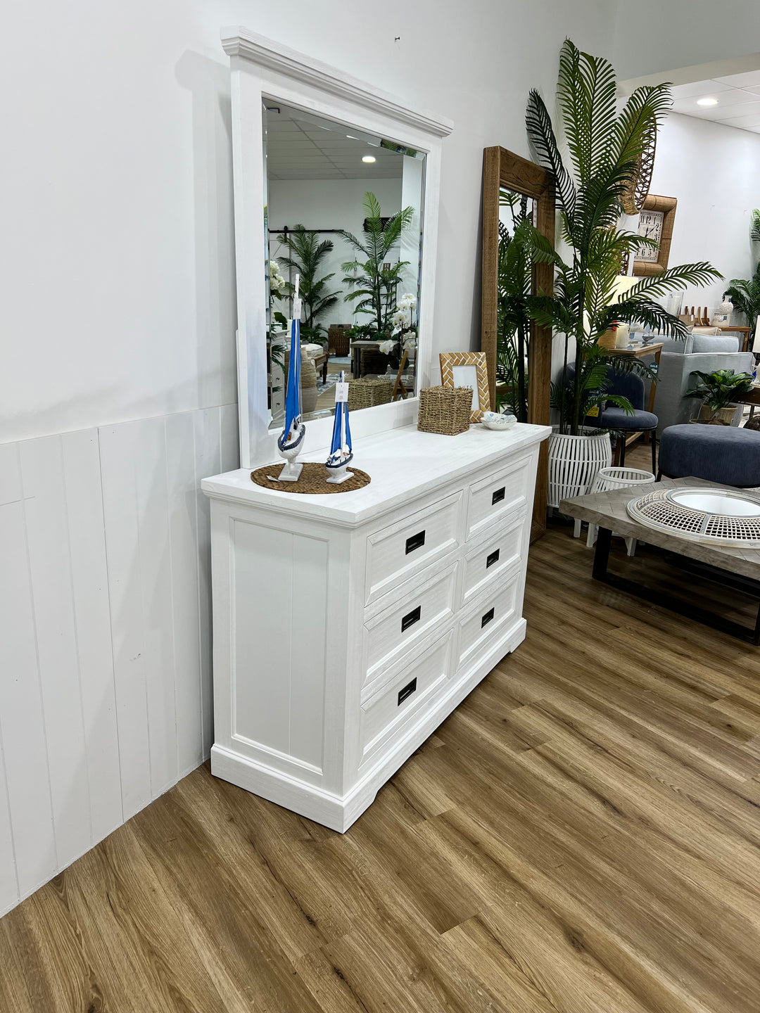 South Beach Dresser with Mirror