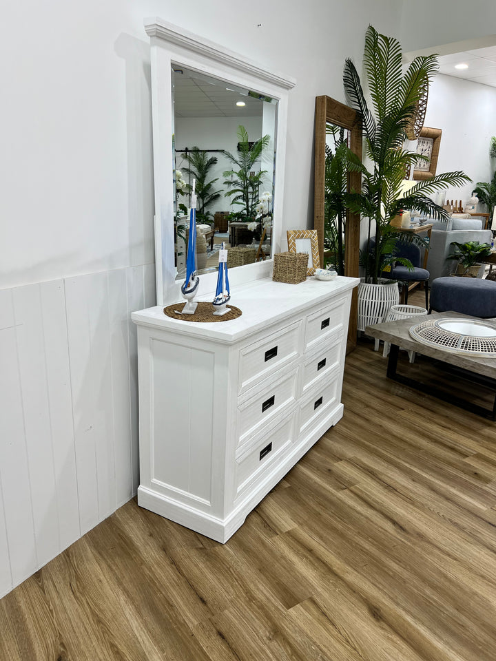 South Beach Dresser with Mirror