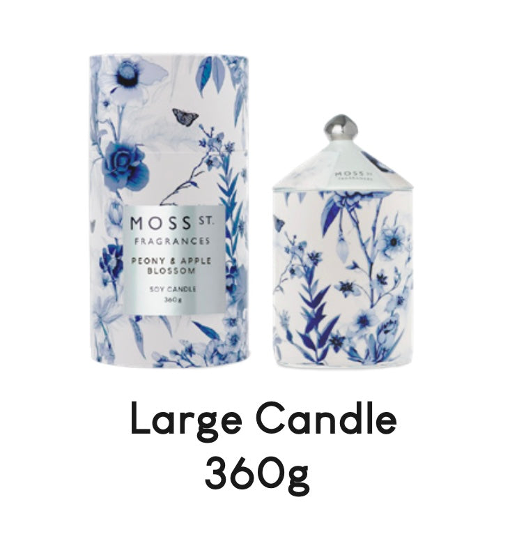 Peony & Apple Blossom Candle