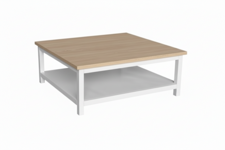 Laguna Square Coffee Table Wood Top
