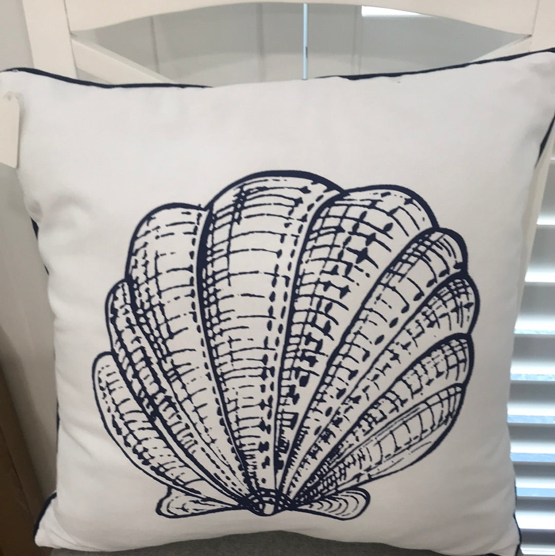 Hamptons Fan Shell Cushion