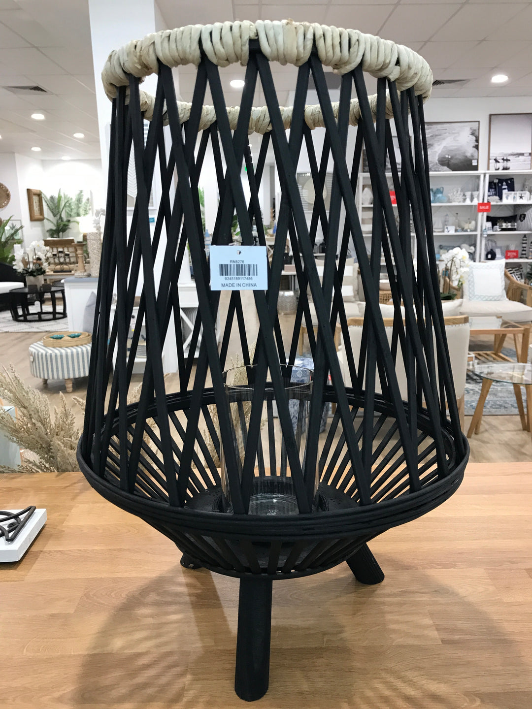 Candle basket stand
