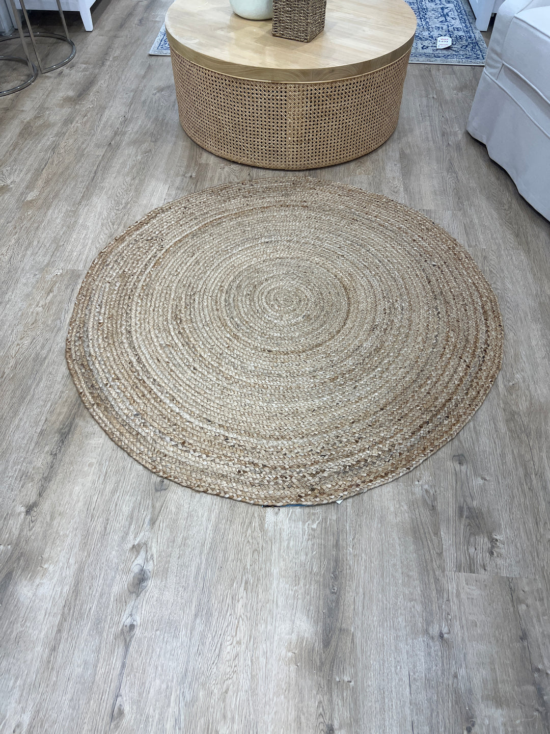 Seaside Natural Round Rug
