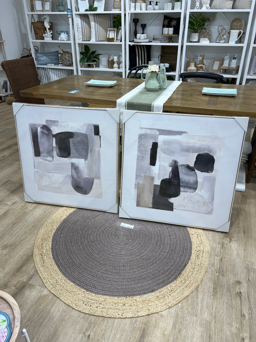 Snowflake Canvas Set of 2