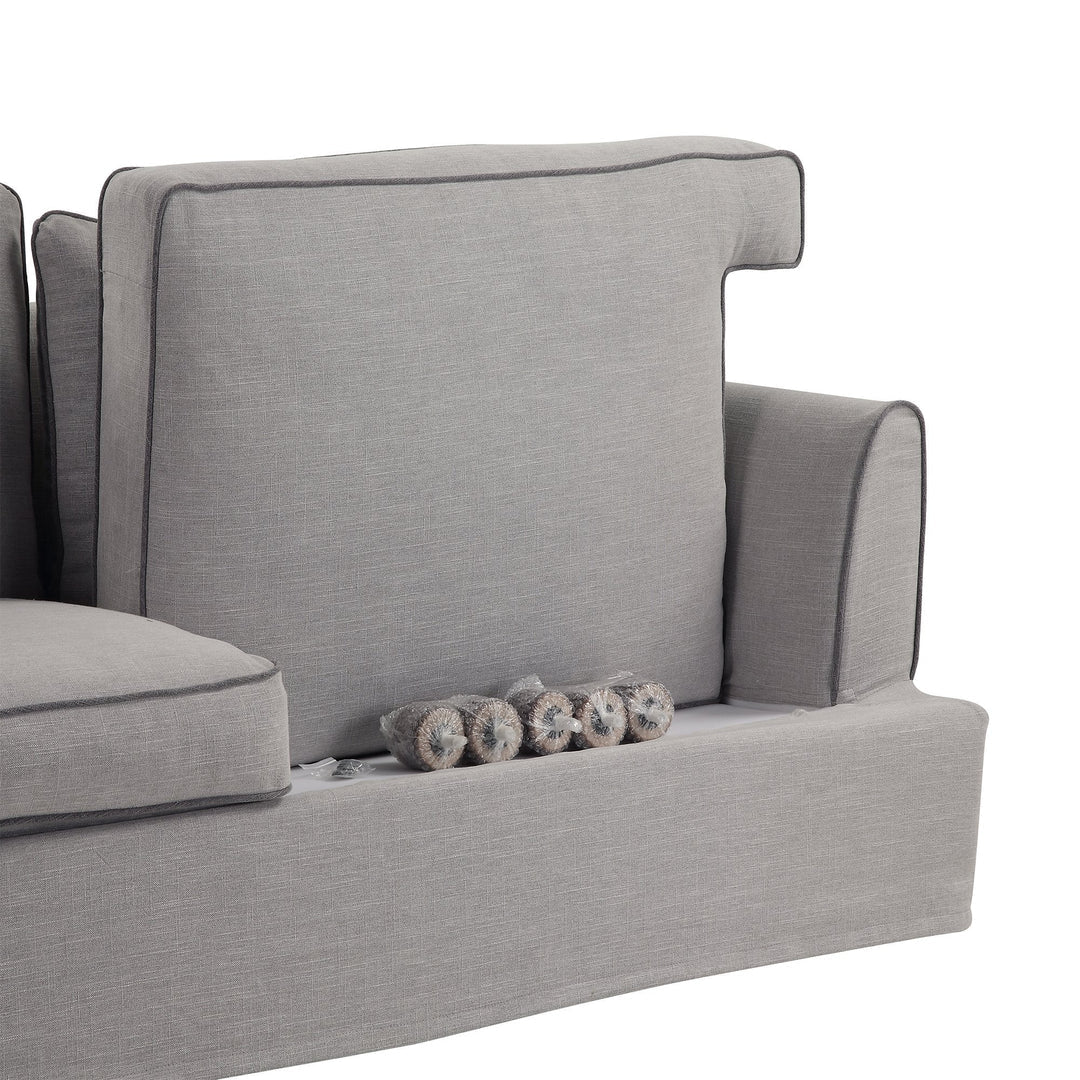 Hampton  2.5 Seater Sofa Pebble Grey