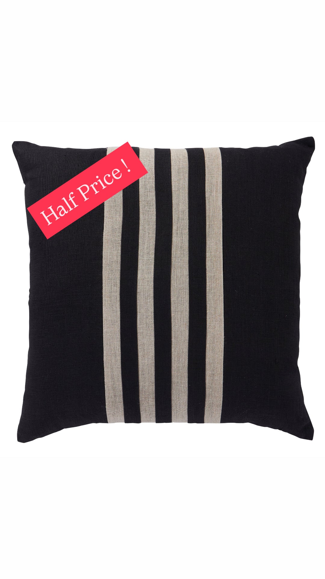 Linen Colette Stripe Cushion