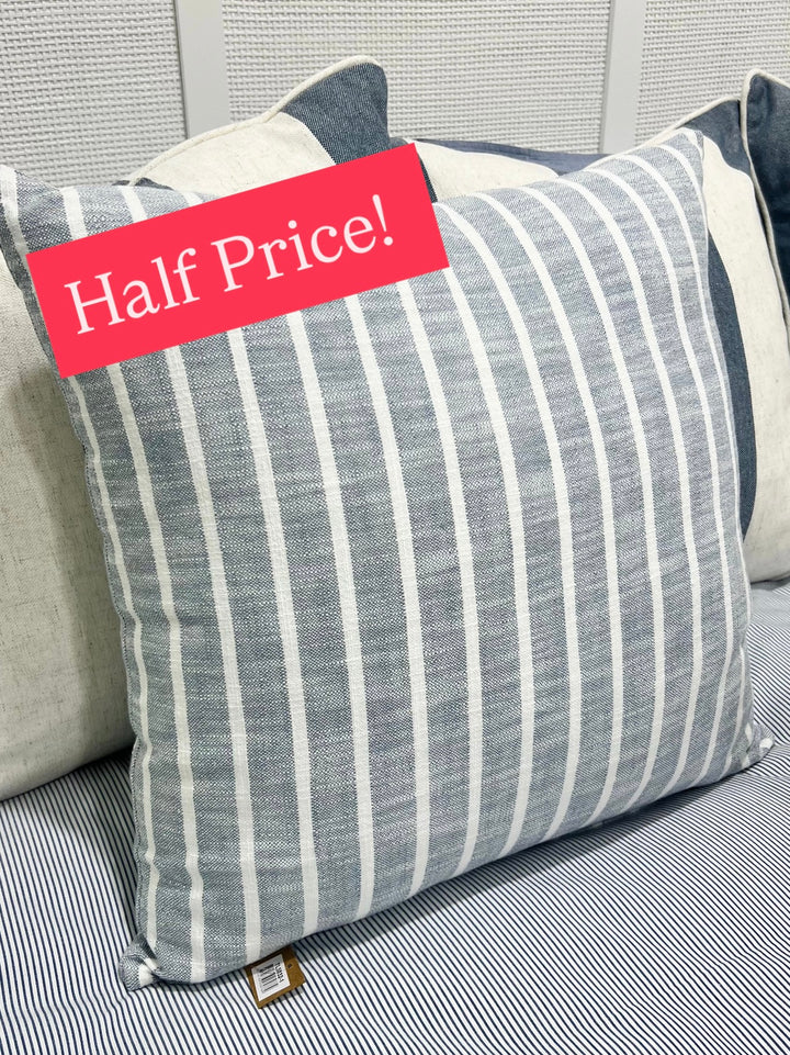 Cushion Harbour Stripe Chambray