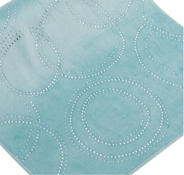 Glam Velvet Diamonte Runner 200cm Teal