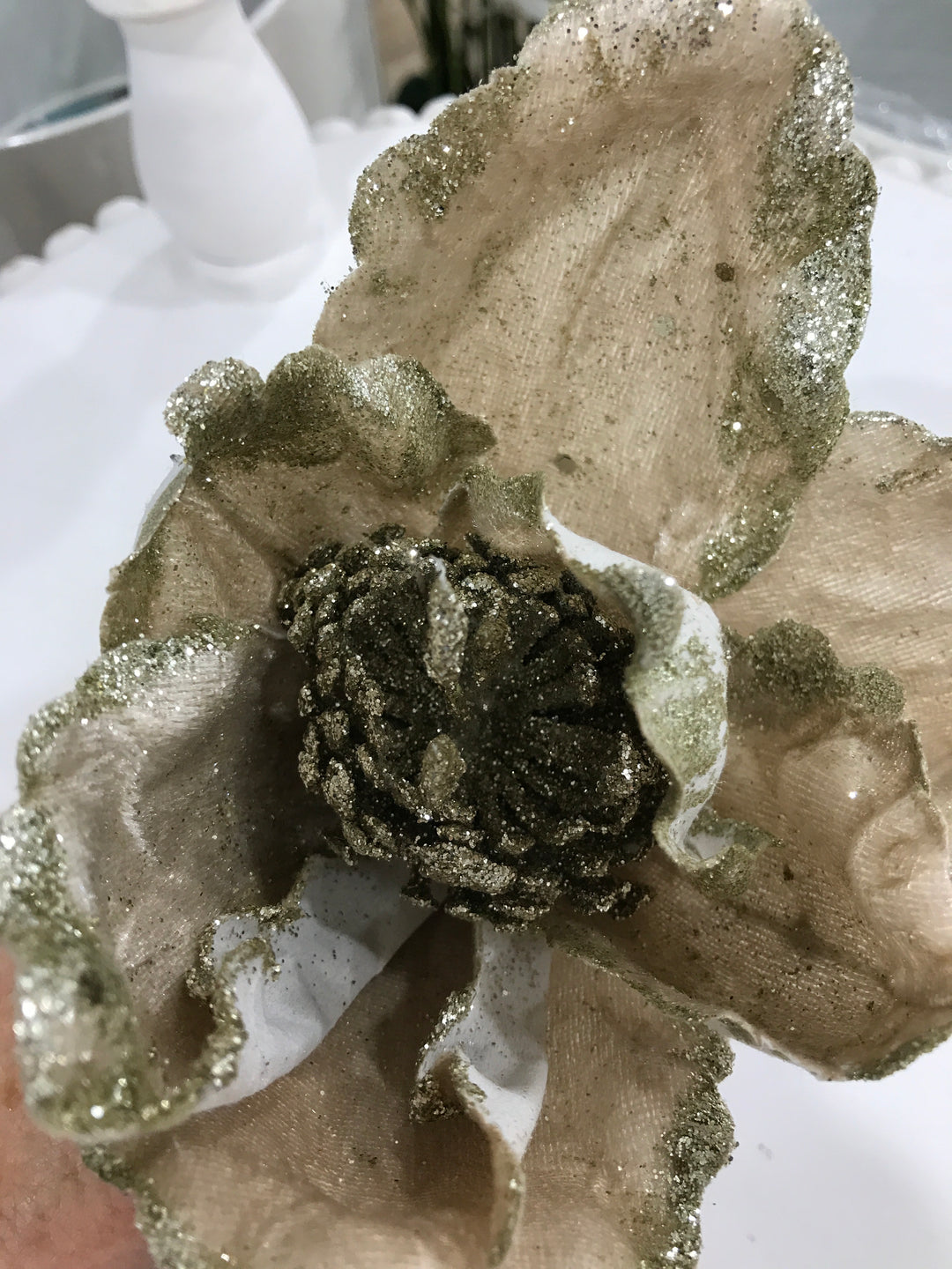 Glitter Edge Champagne Magnolia