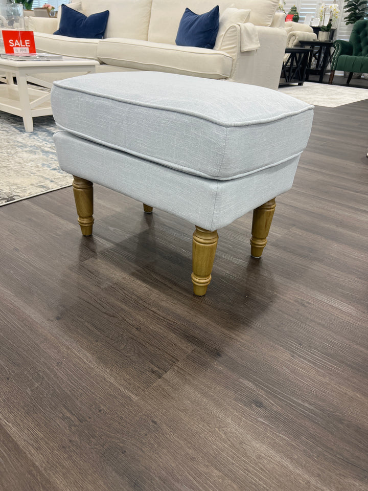 Sofia Duck Egg Footstool FLOORSTOCK