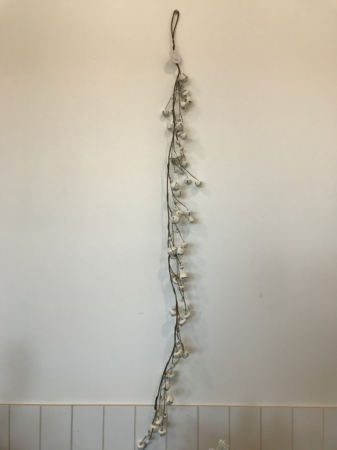 Bell Garland Metal 150cm White
