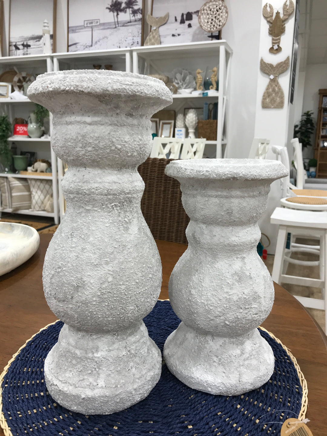 Pompei Ceramic Candleholder Sml