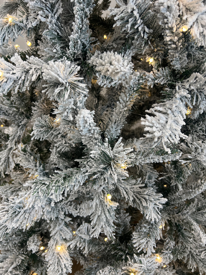 Thredbo Flocked 180cm Christmas Tree 260 LED lights