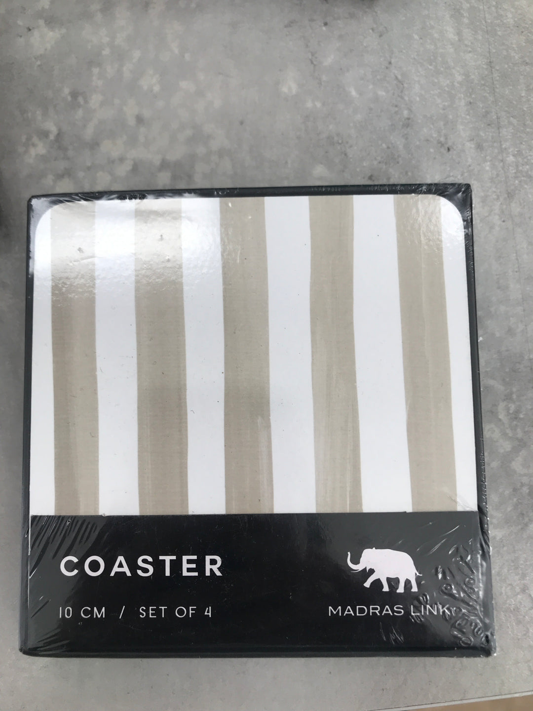 Coaster beige stripe