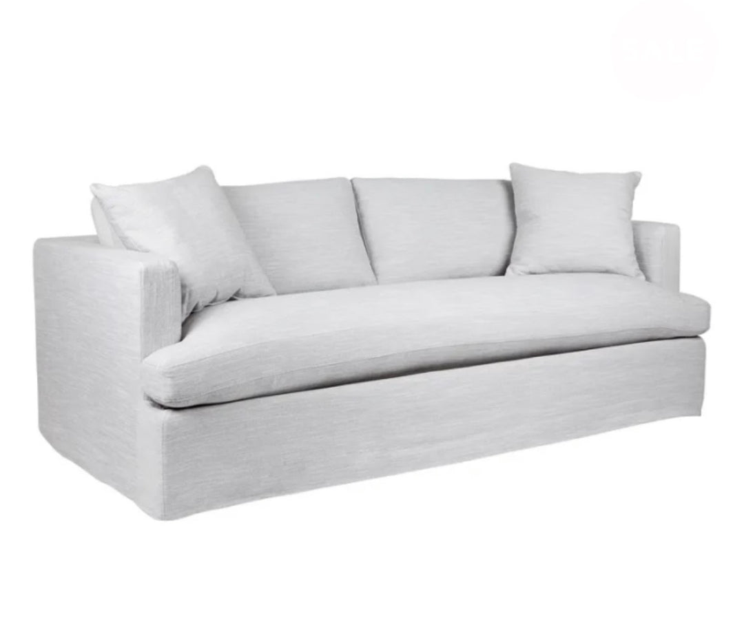 Manhattan 3 Seater Sofa Grey Linen