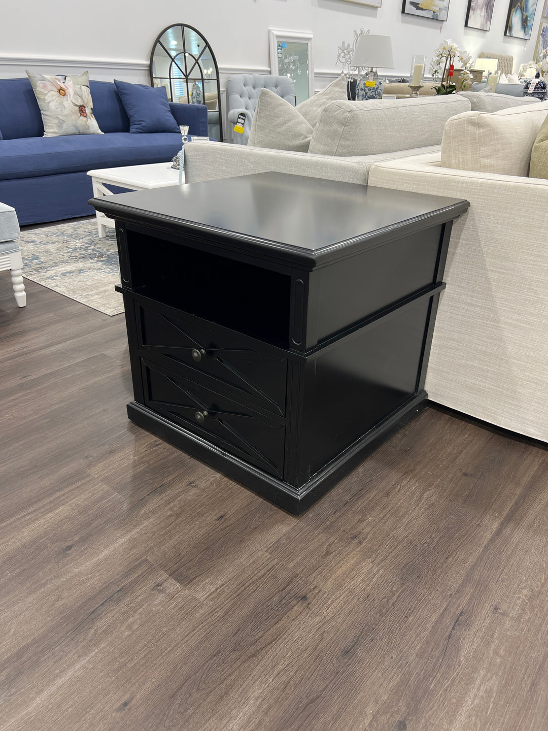 Sorrento Large Bedside Black FLOORSTOCK