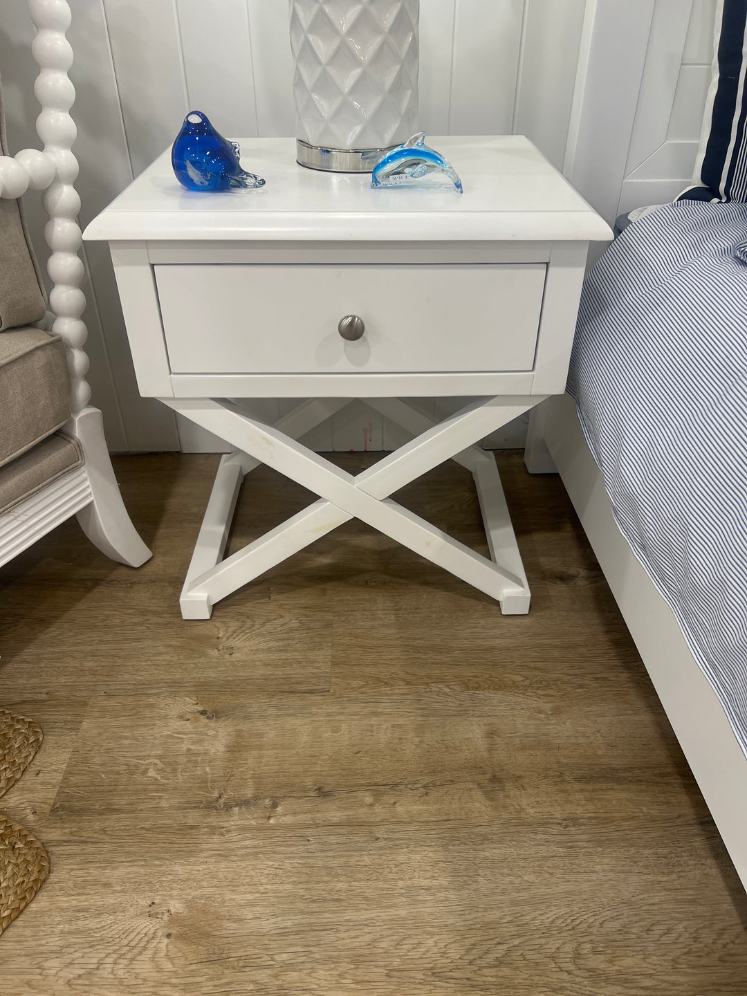 Hampton Bedside Cross Legs