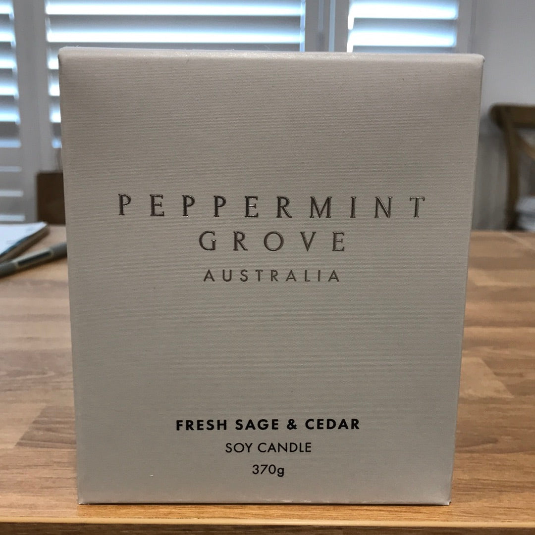 Fresh Sage & Cedar 370g Candle