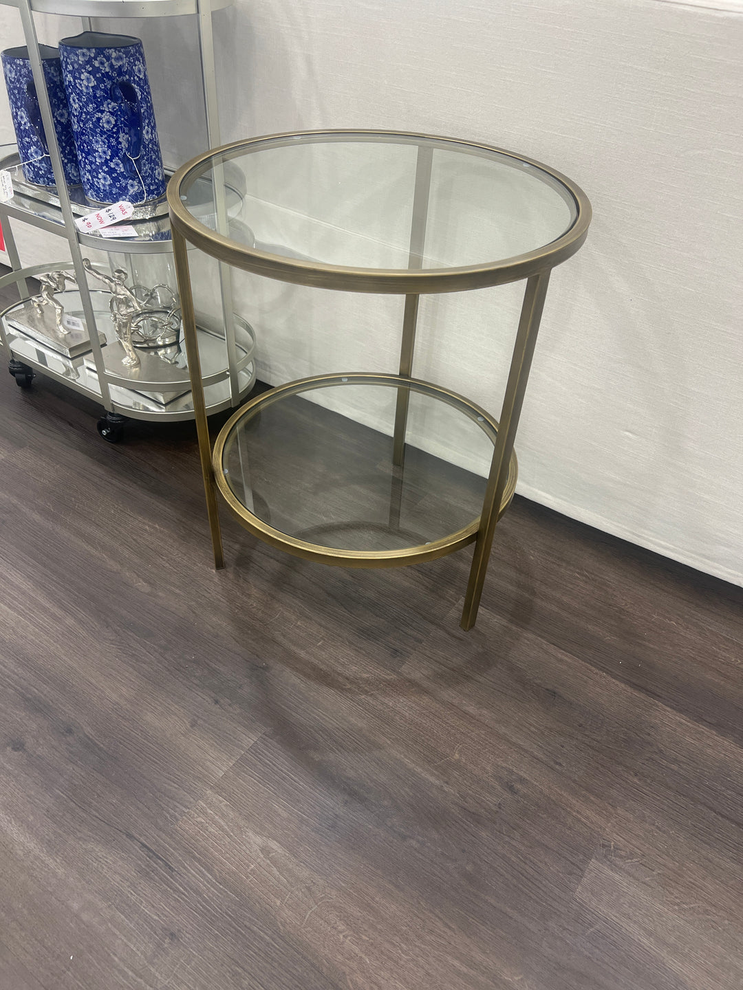 Palladium Brass Side Table