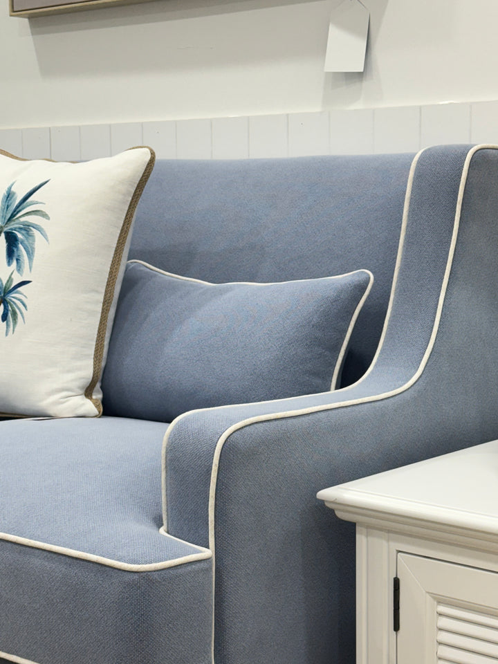 Hudson 2 Seater Sofa Sky Blue