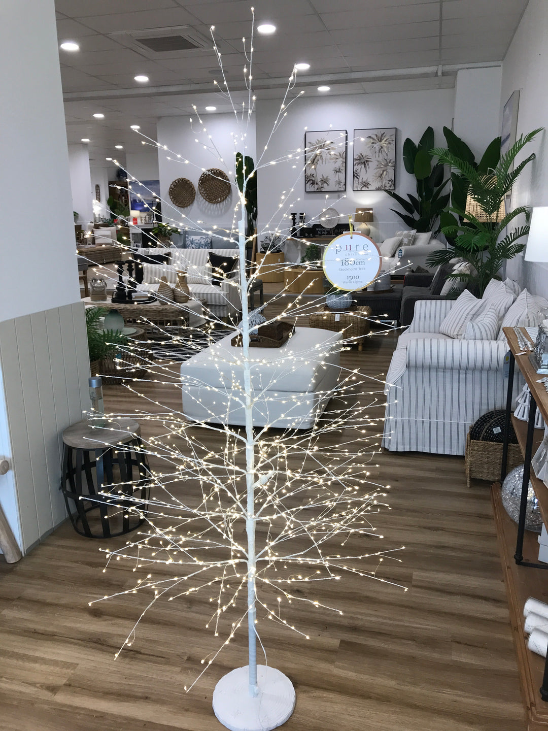 1000 LED Stockholm Christmas Tree White 150cm