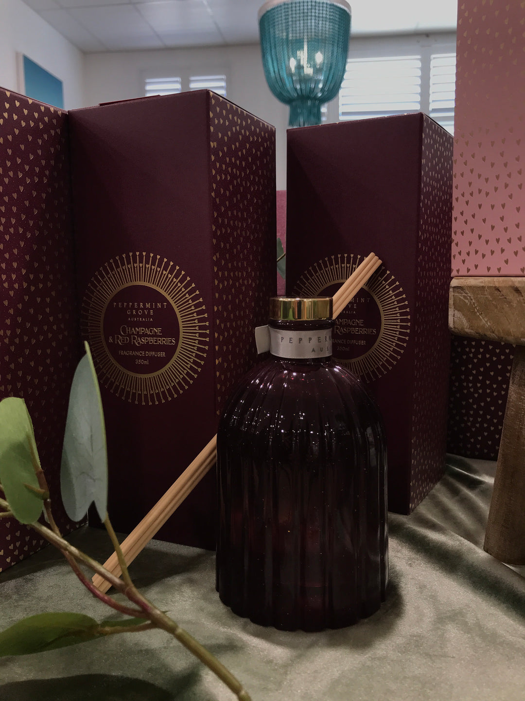 Large Diffuser- Champagne & Red Raspberries