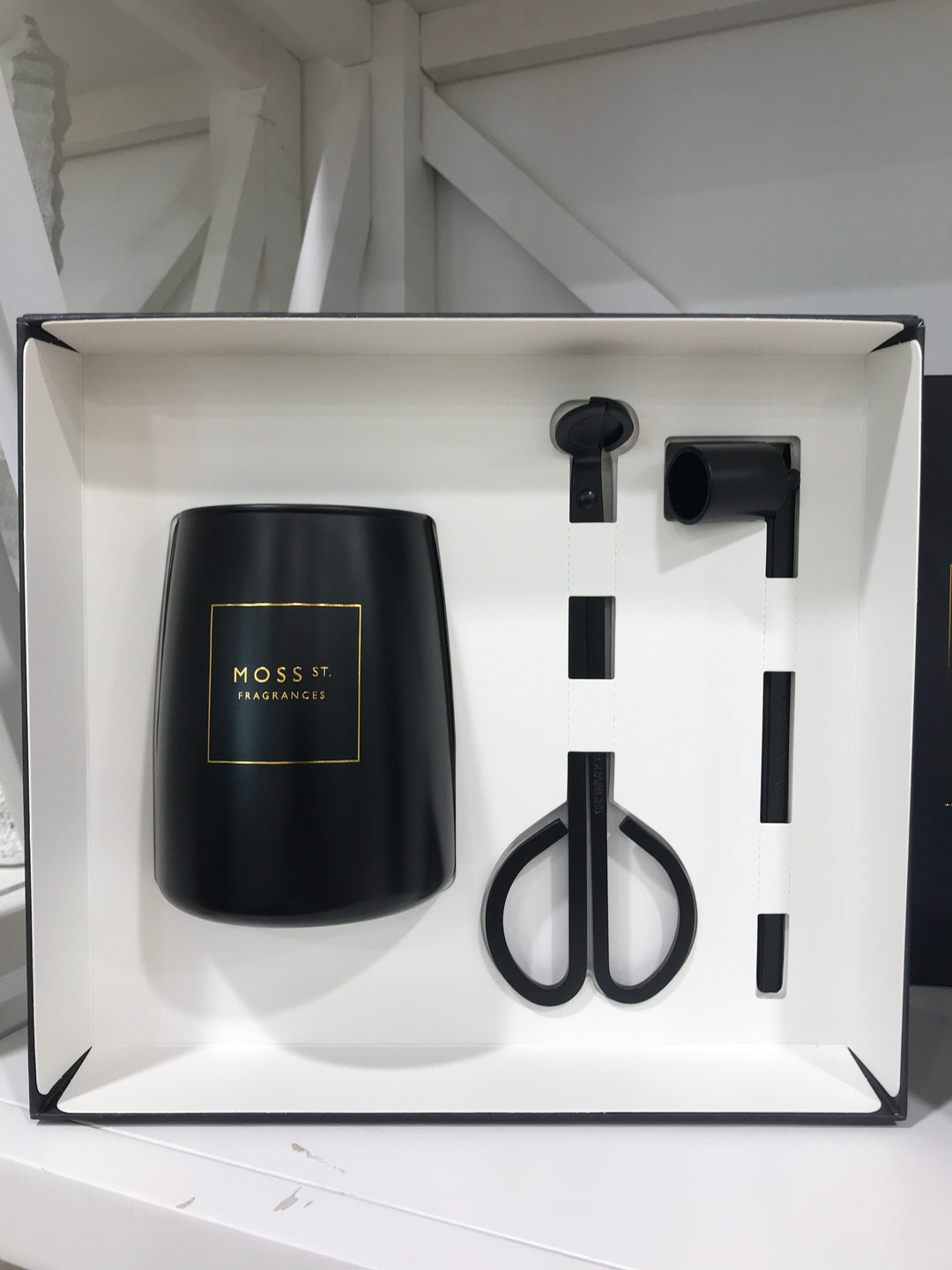 Moss Street Candle Care Gift Set Sage and Cedar