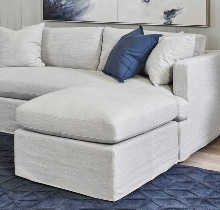 Manhattan 3 Seater Sofa Grey Linen