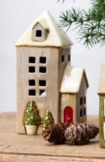 Alsace Tea Light Parish Christmas Stone