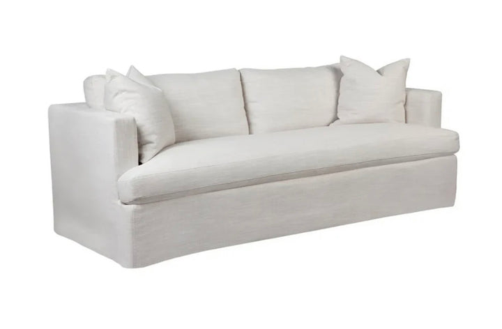Manhattan 3 Seater Sofa White Linen