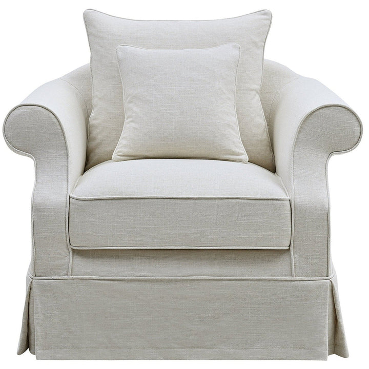 Ayla Hamptons Armchair Ivory