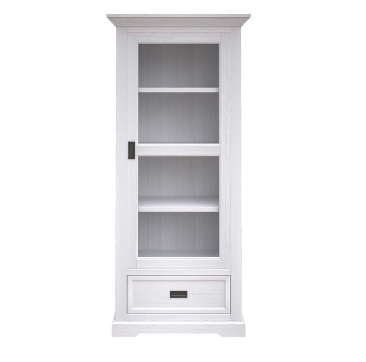 South Beach 1 Door Glass Cabinet