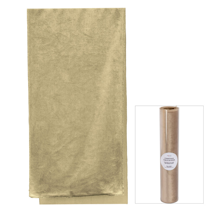Luxe Velvet Table Runner Champagne