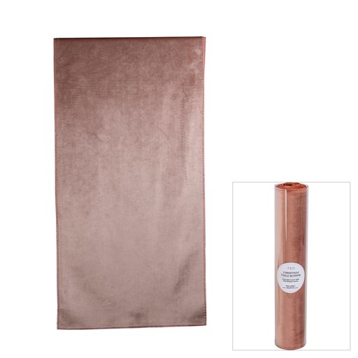 Luxe Velvet Table Runner Dark Pink