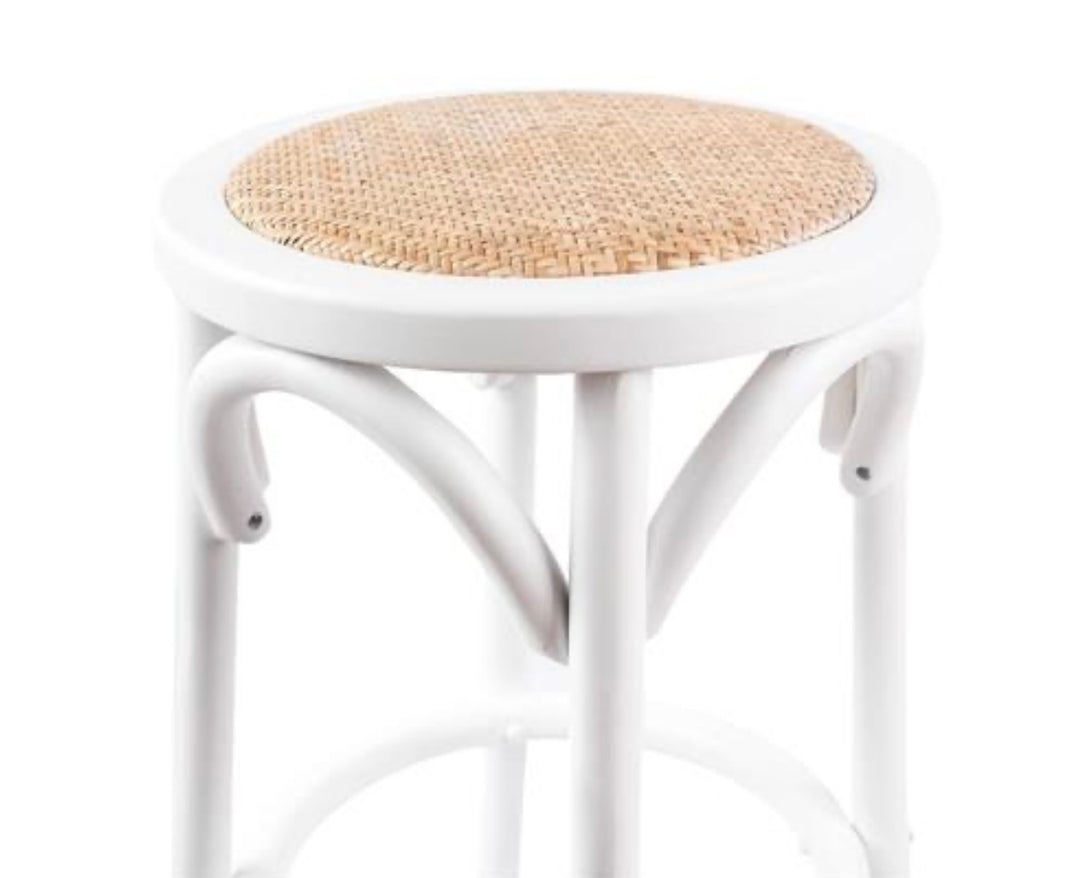Hampton White Kitchen Stool