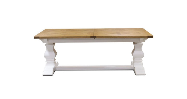 Havana Extendable Dining Table White Leg 210cm to 310cm