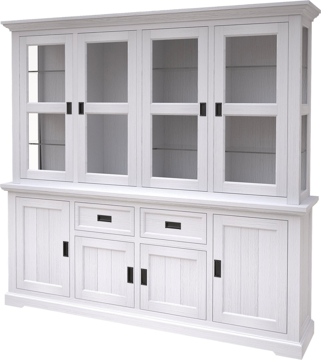 South Beach Glass Door Cabinet