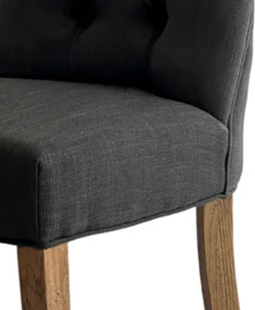 Hampton Charcoal Linen Dining Chair