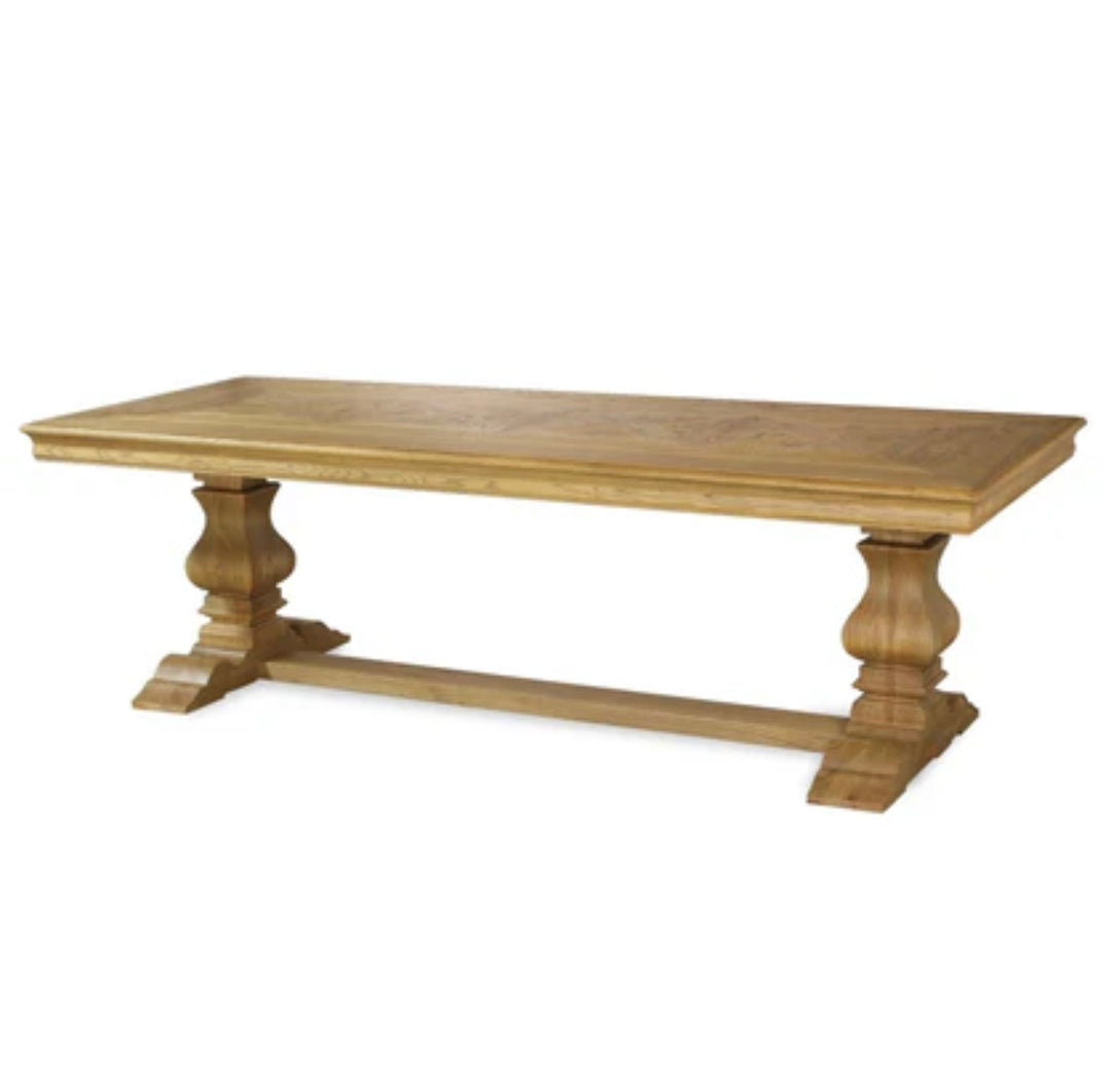 Stamford Oak Dining Table 250cm x 120cm Wide