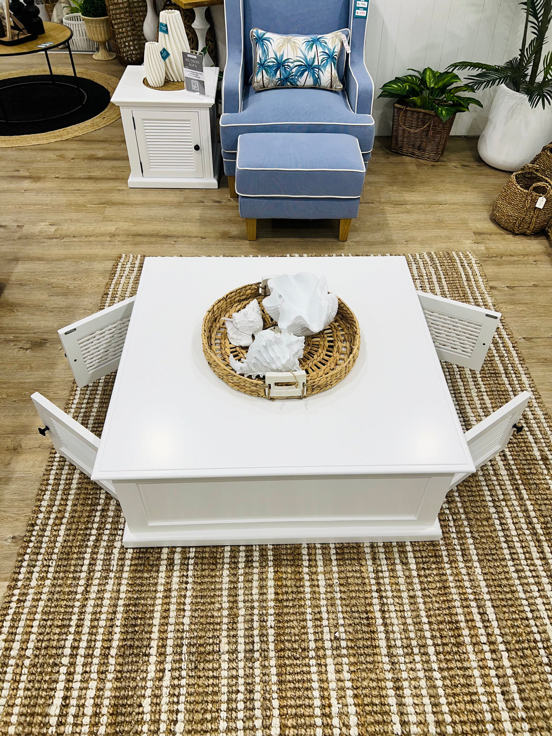 WEST BEACH SQUARE COFFEE TABLE FLOORSTOCK